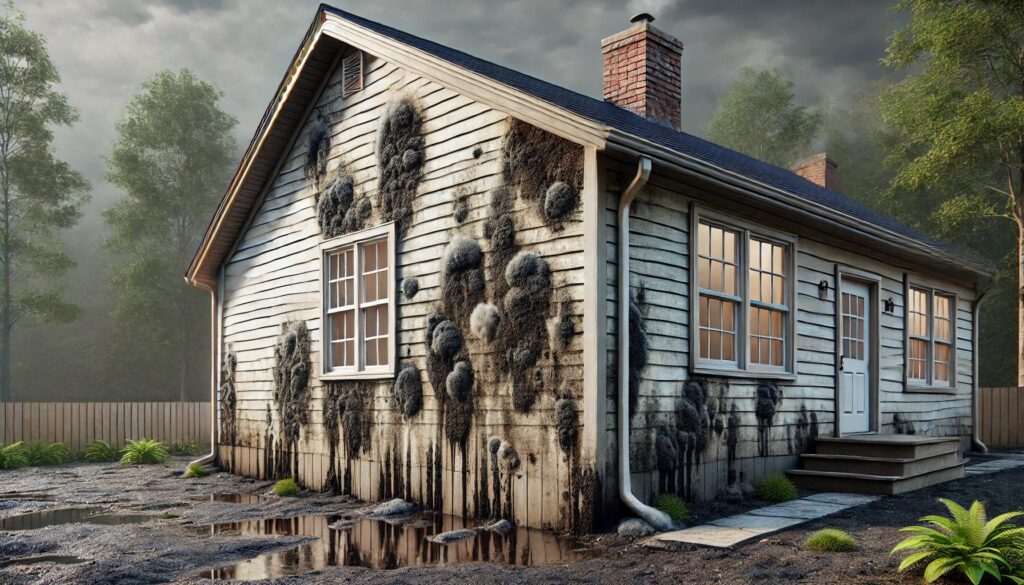 A house infected with molds.