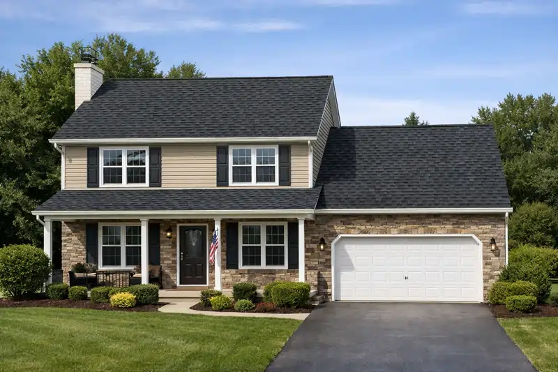 Dover PA home with professionally installed asphalt shingle roof by TC Backer Construction