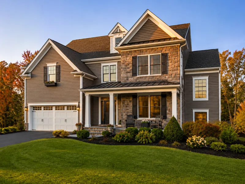 Suburban Pennsylvania home with new siding and enhanced curb appeal by TC Backer Construction
